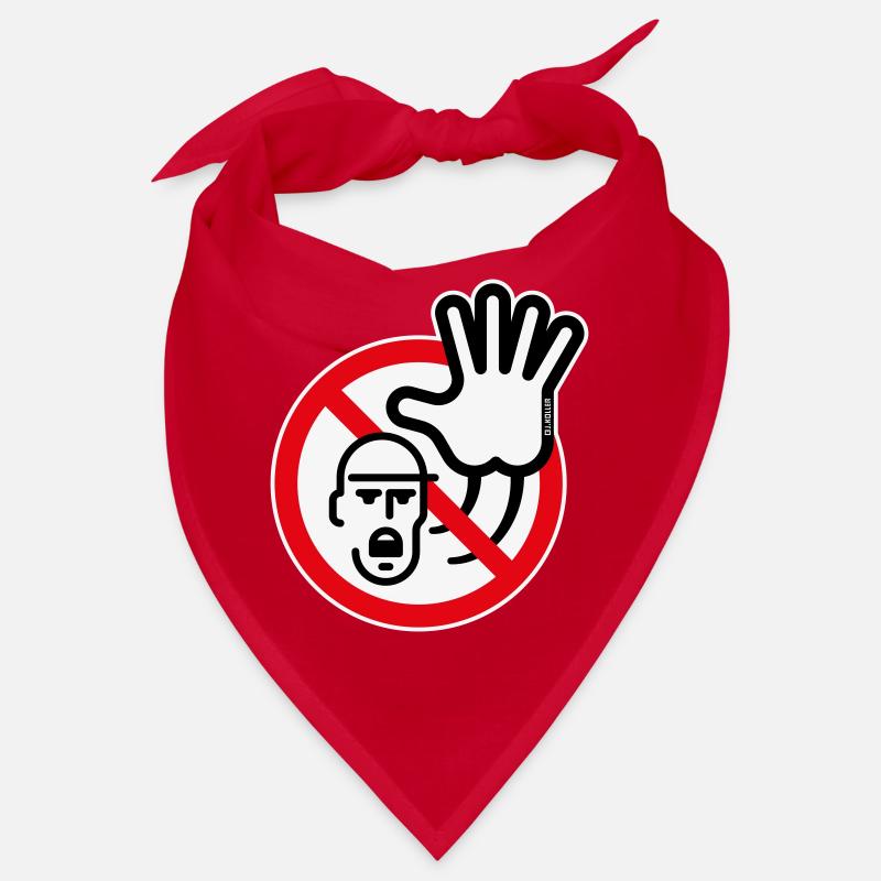 Panneau d’avertissement / Avertissement / Interdiction (Symbole / 3C) Bandana
