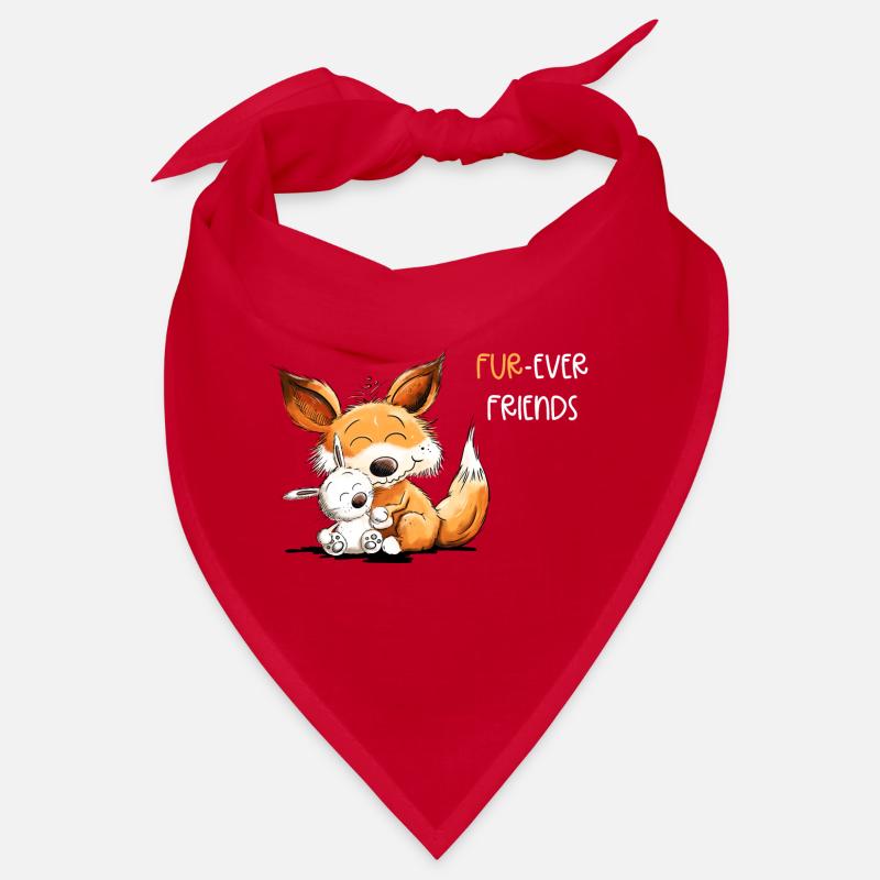Fuchs Mit Hase Freundschaft Spruch Bandana