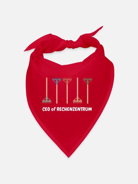 CEO of Rechenzentrum - Bandana - Rot - Vorne