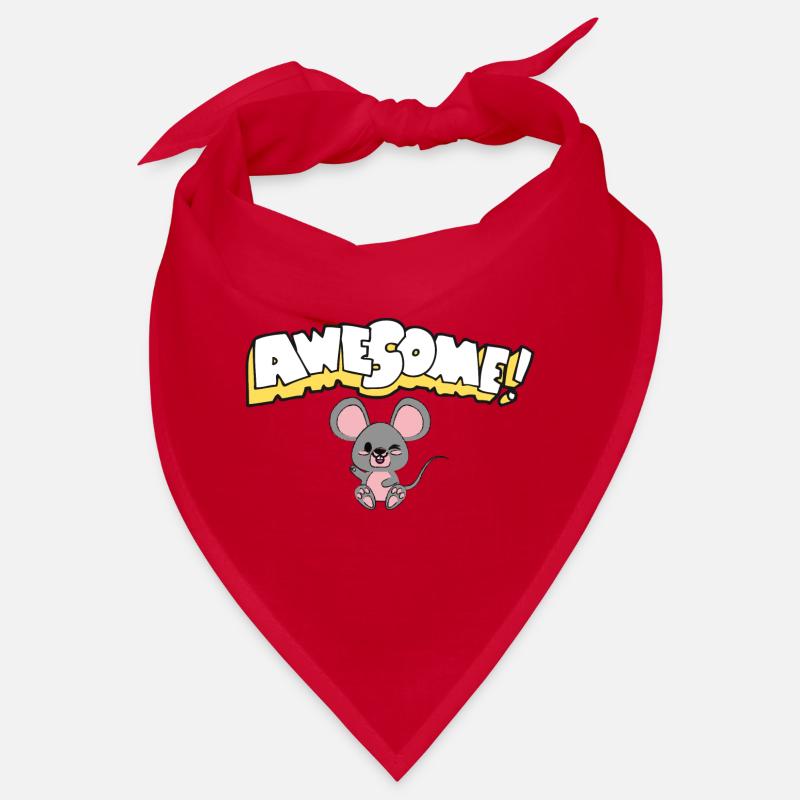 Awesome Mouse Cartoon Cheer Bandana
