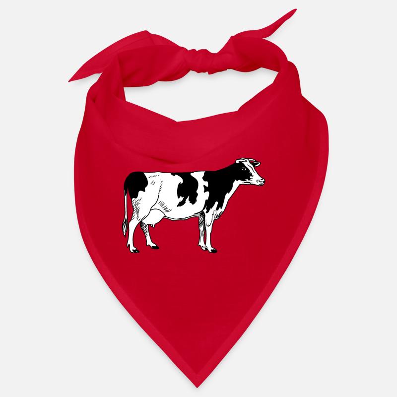 cow image looks after front Bandana