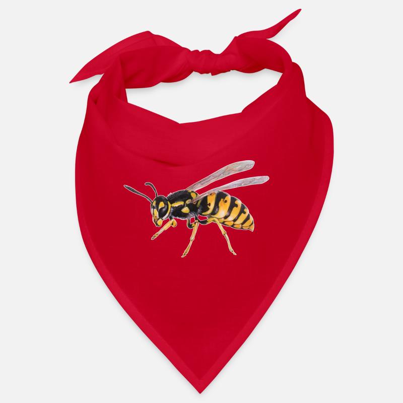 Wespe - Bandana - Rot