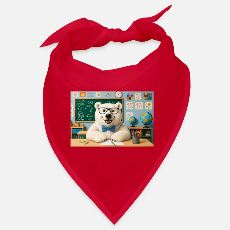 Süßer Bär Wissenschaftler mit Brille Bandana