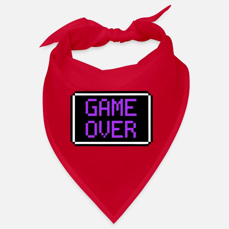 Game Over Shield Retro Gamer Bandana