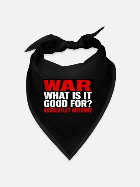 Krieg wofür? Nichts! - Bandana - Rot