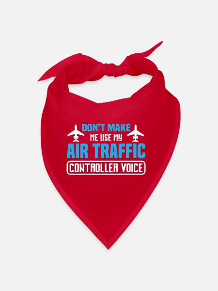 Humorvolles Flugzeug-Design für Flugbegeisterte - Bandana - Rot