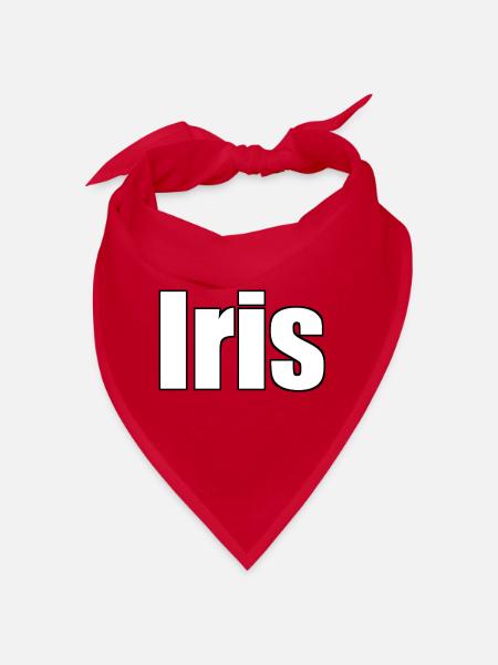 Iris - Bandana - Rot - Vorne