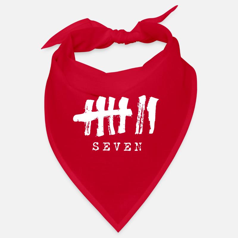 Sieben auf einen Streich - Nummer Ziffer 7 Bandana