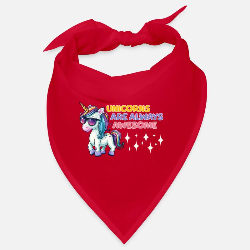 Einhorn Cool Sonnenbrille Einhörner Cartoon Comic Bandana