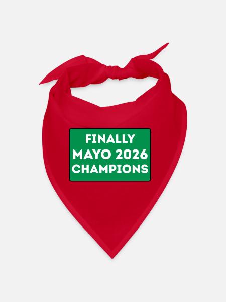 Mayo Champions 2026 - Bandana - Rot - Vorne
