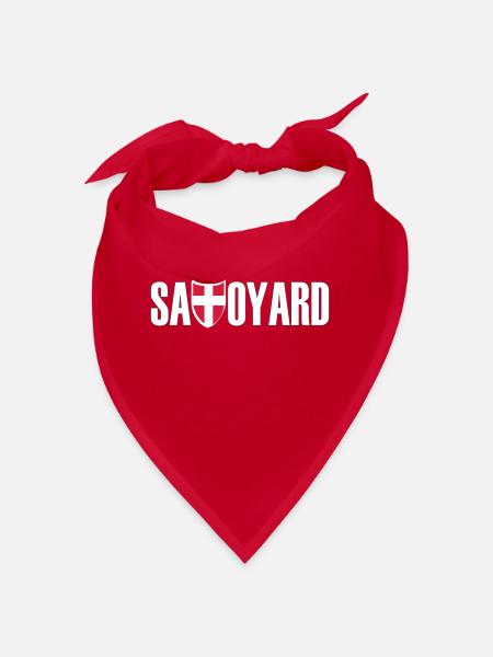 savoyard logo blc - Bandana - Rot - Vorne