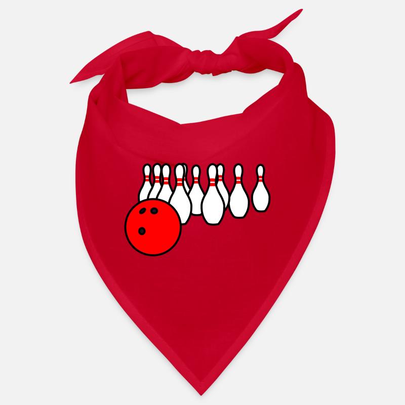 Boule de bowling avec quilles Bandana