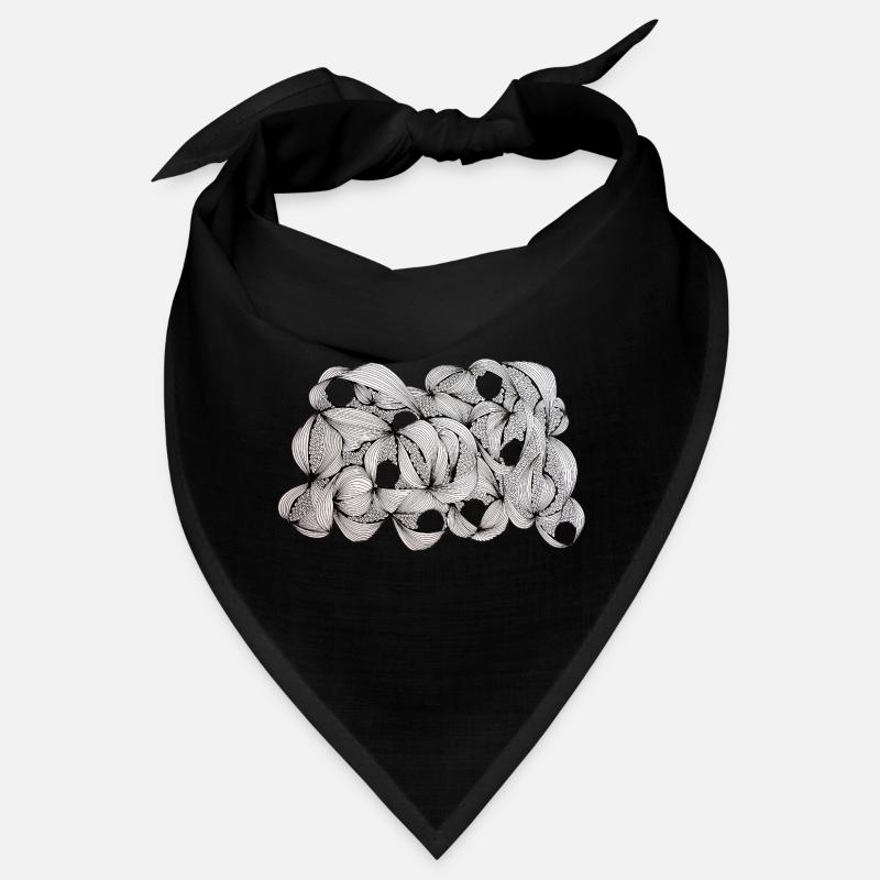 Motif de tissage de feuilles doublées Bandana