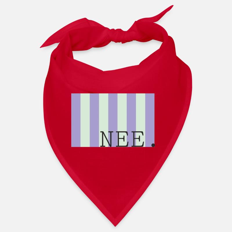 Nee Pastel Stripe Font Bandana