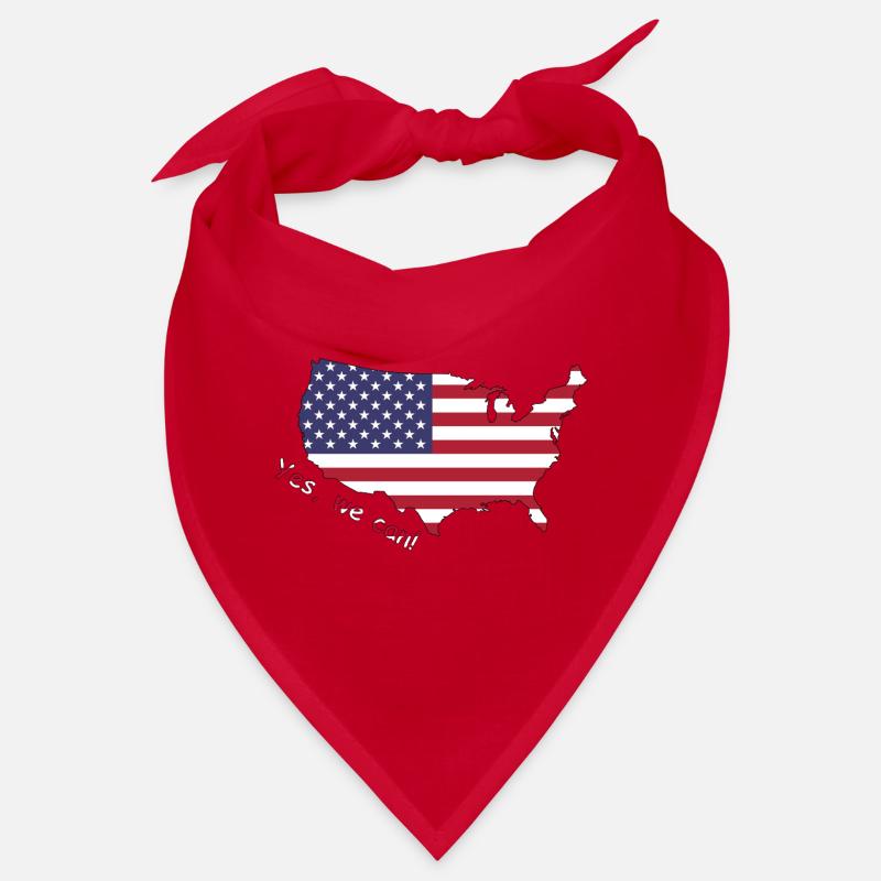 Motif de contour du drapeau des États-Unis Bandana