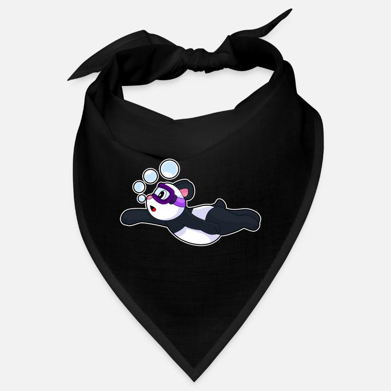 Lunettes de natation Panda Été Bandana