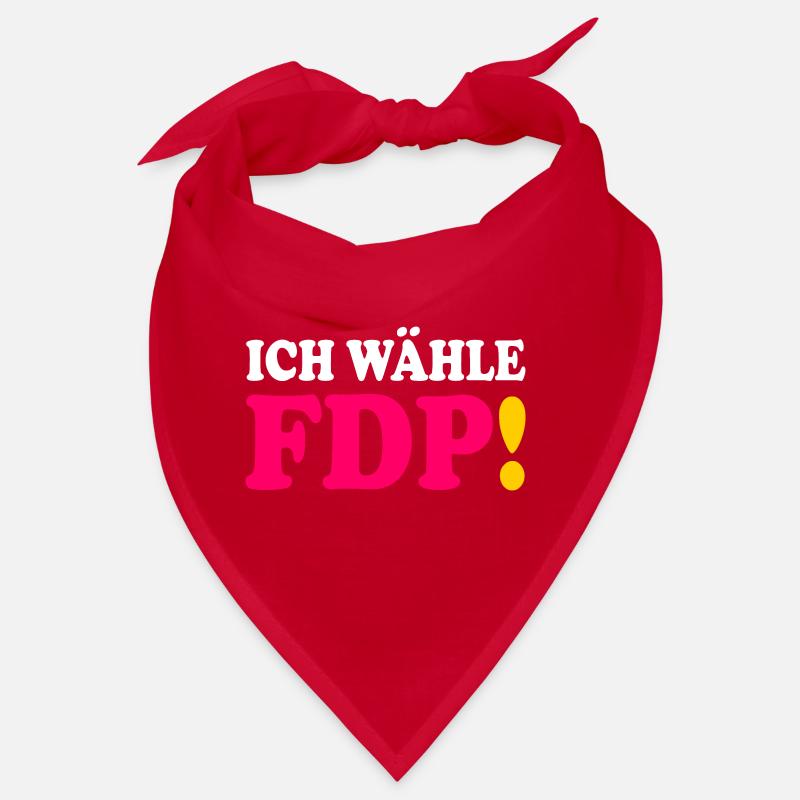 Fdp - ich wähle fdp Bandana