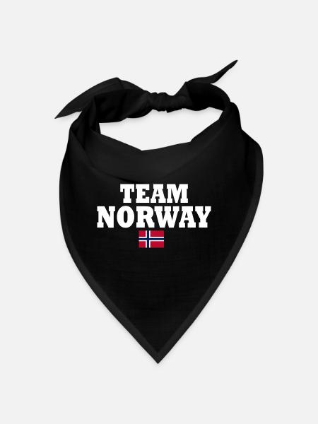 Team norway - Bandana - noir - Devant