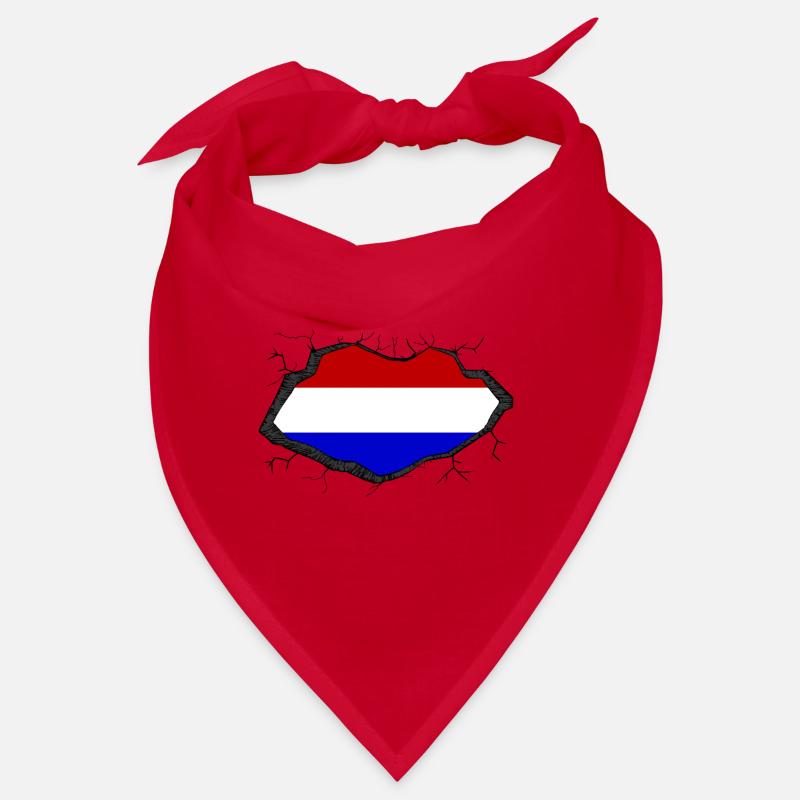 Percée du drapeau hollandais Bandana