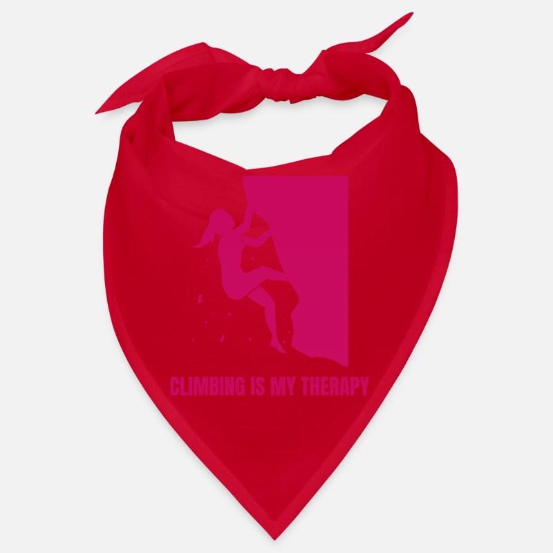 Climbing Is My Therapy Bouldern Bandana