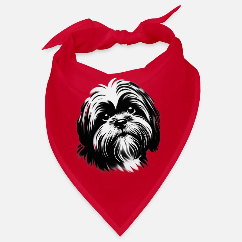 Visage de chien ami fidèle Bandana