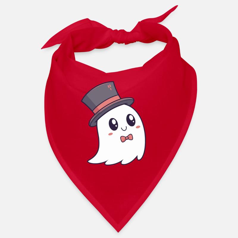 Fancy Ghost Hat and Bow Tie Bandana