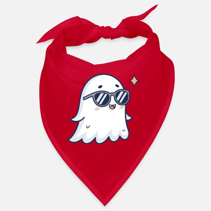 Chic ghost with glasses Bandana