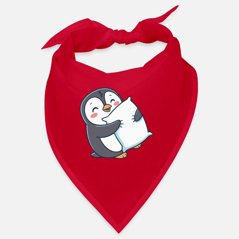 Penguin Heart & Soft Pillow Bandana