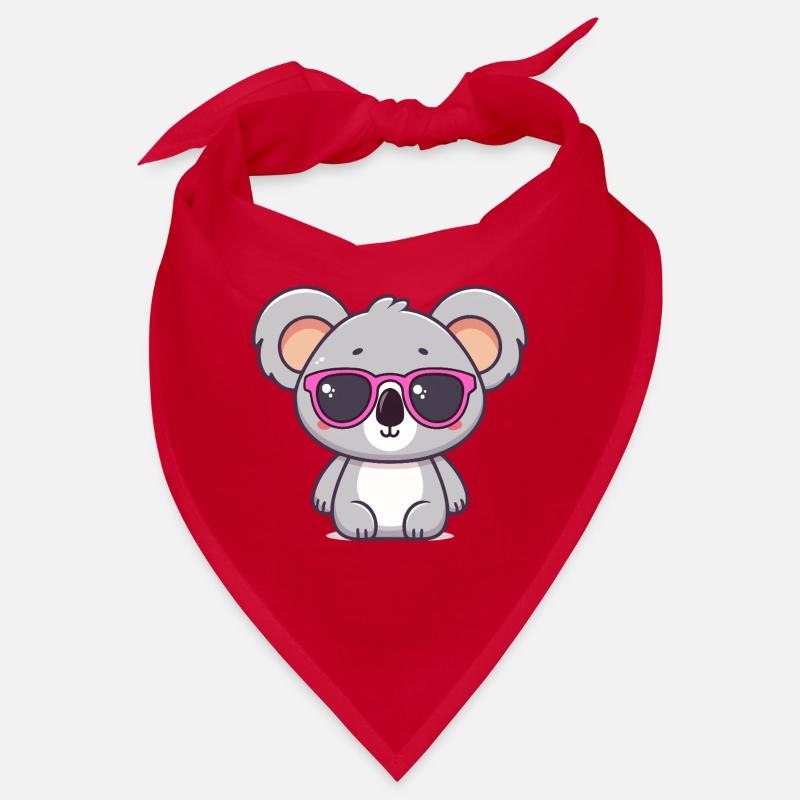 Koala Funk Pink Brille Bandana