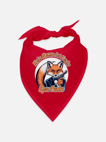 Fuchs im Smoking, Der Sparfuchs aka Geheimagent - Bandana - Rot - Vorne