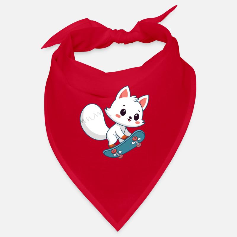 Renard skateboard mignon Bandana