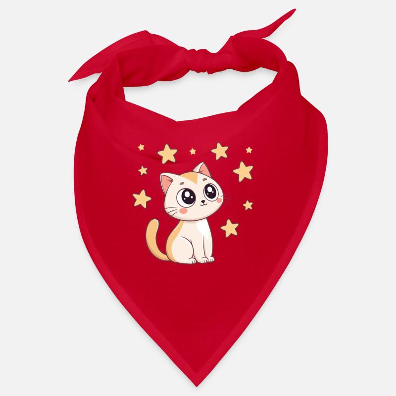 Kawaii Star Cat Bandana