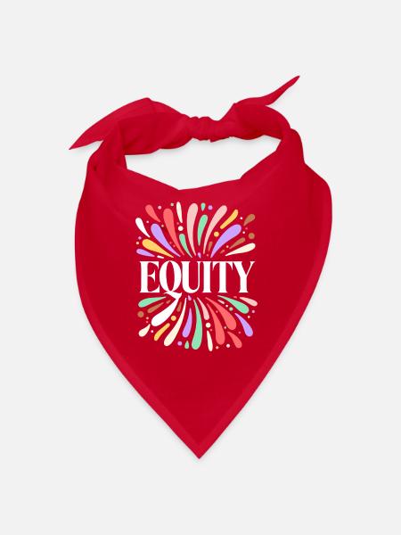 Equity: Buntes Funkeln - Bandana - Rot - Vorne