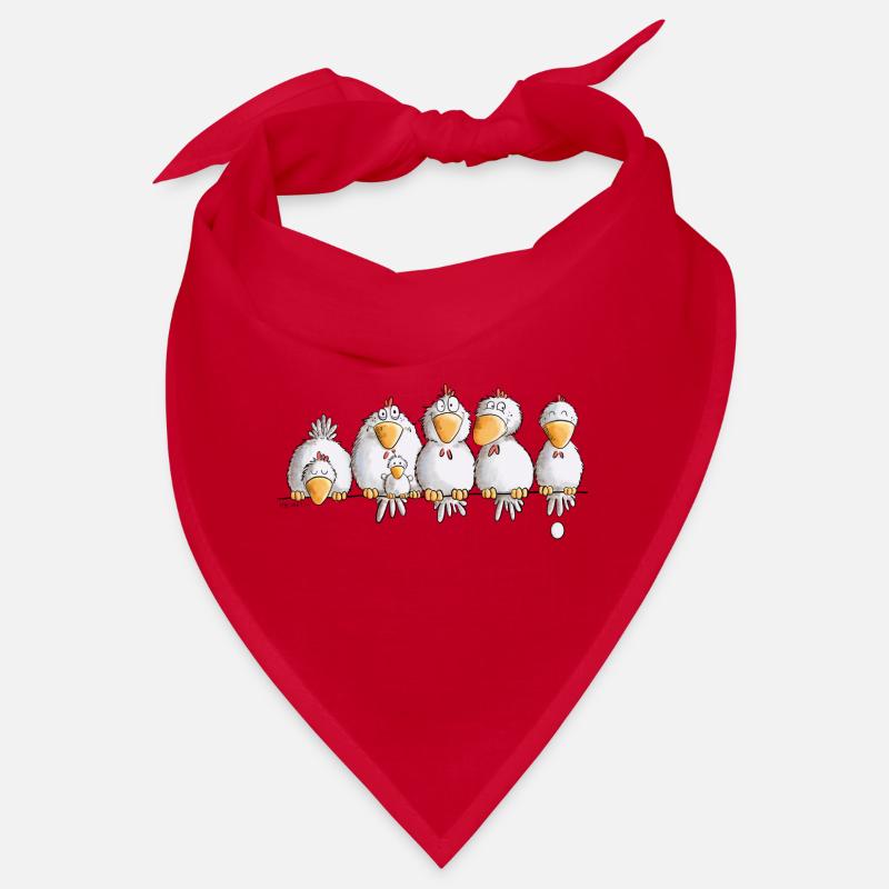 Chickens on the Chicken Pole I Chicken Comic Bandana