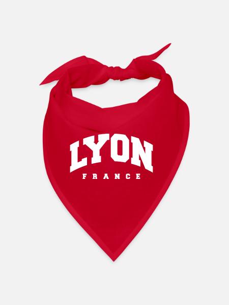 Lyon - Bandana - rouge - Devant