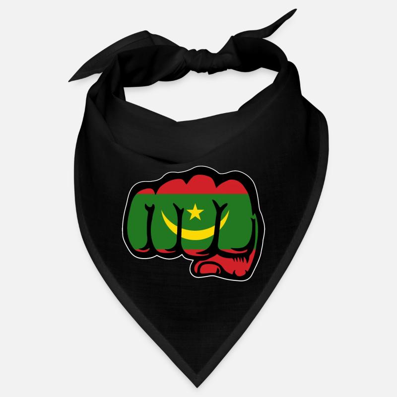 Poing du drapeau de la Mauritanie Bandana