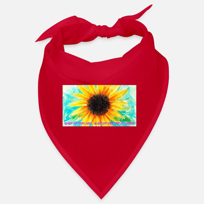 Sonnenblume Farbrausch Kunst Bandana