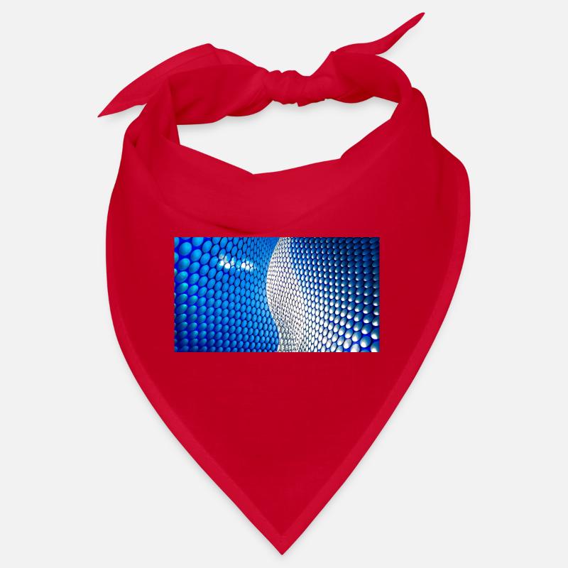 Cobalt Bubblewave Abstract Bandana