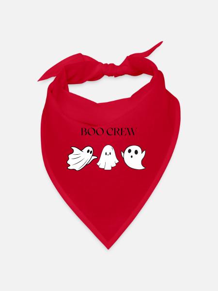 BOO CREW - Bandana - Rot - Vorne