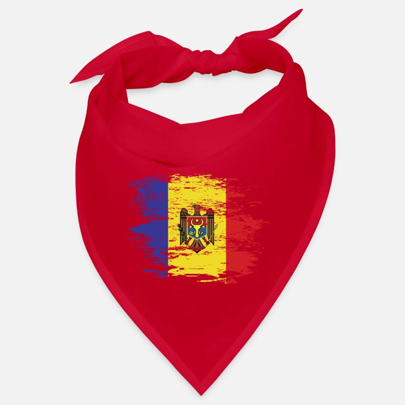 Drapeau de Moldavie utilisé Bandana