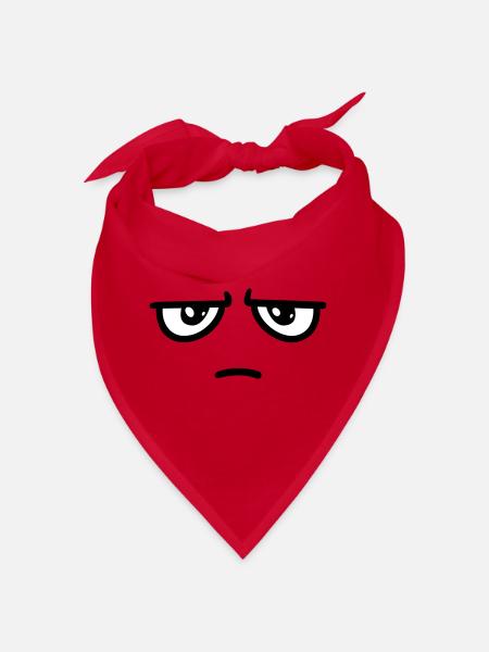 Not impressed - Bandana - Rot - Vorne