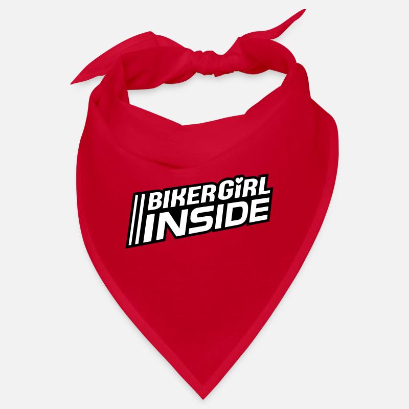 Biker Girl inside lettering (colors can be changed) Bandana