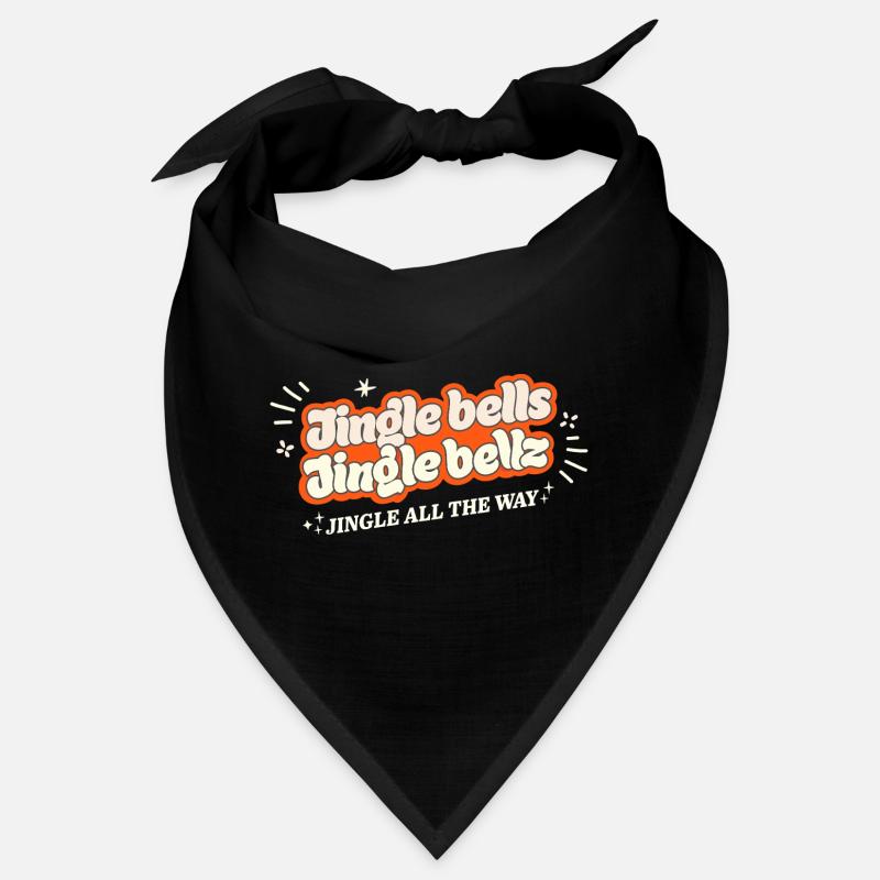 Christmas Festive and Colorful Jingle Bells Humorous Bandana
