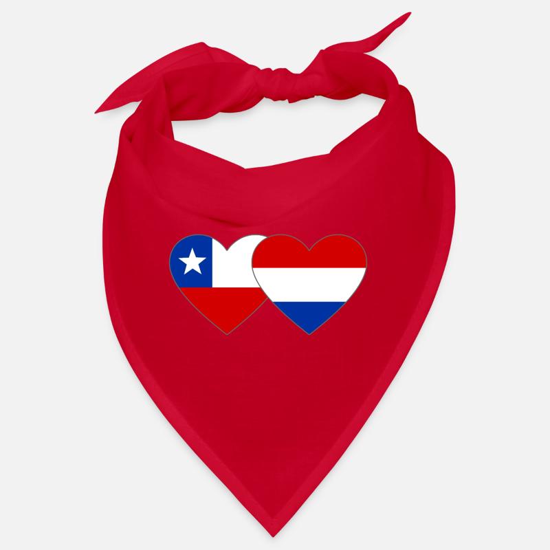 Chile_Holland_Flagge_Herz Bandana
