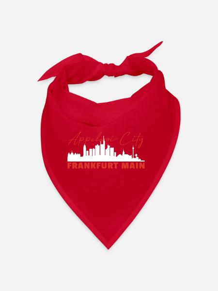 Frankfurt am Main Äppelwoi City - Bandana - rouge - Devant