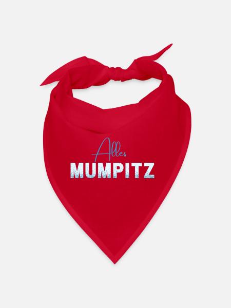 Alles Mumpitz - Wortschätze - vergessene Wörter - Bandana - Rot - Vorne