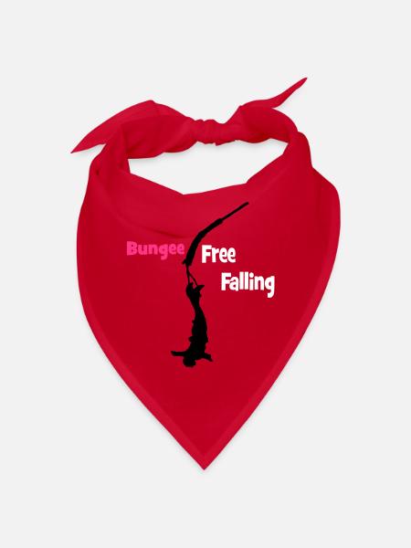 Bungee Fall - Bandana - red - Front
