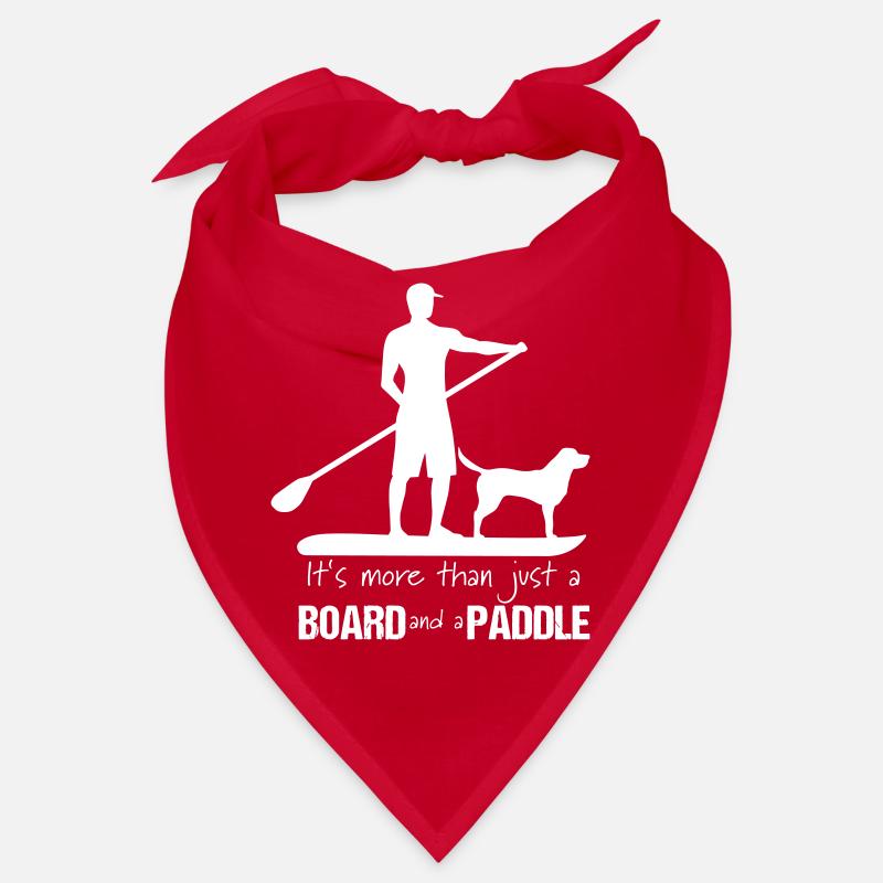 SUP Board Paddle Hund Sport Freizeit Geschenkidee Bandana