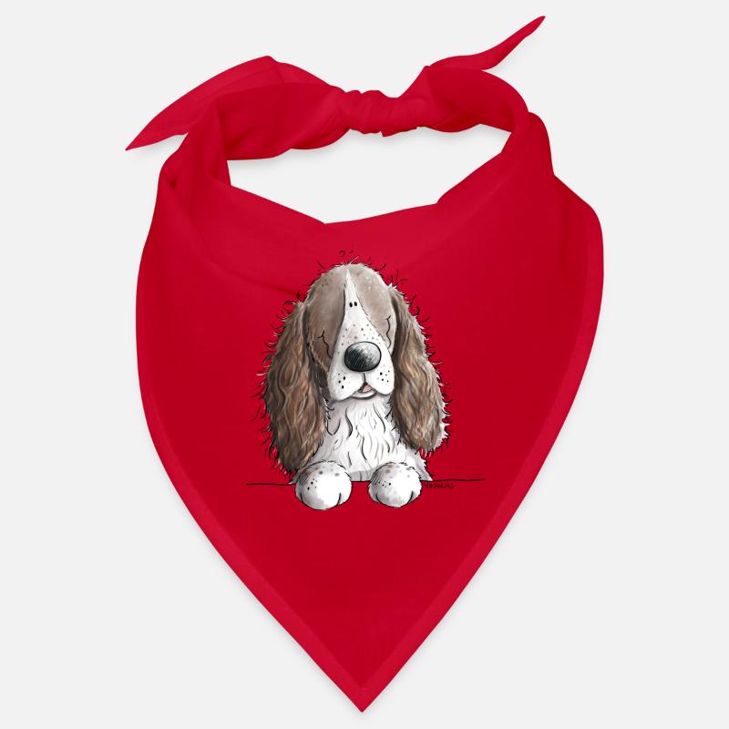 Englischer Springer Spaniel I Comic Hund Geschenk Bandana