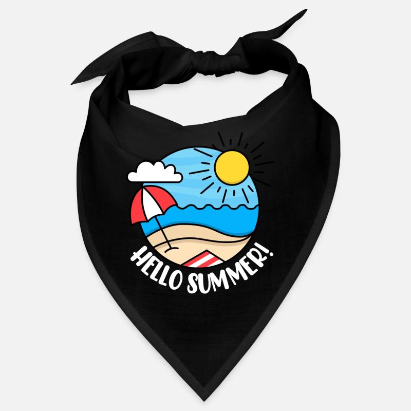 Hello Summer 2 (dunkel) Bandana